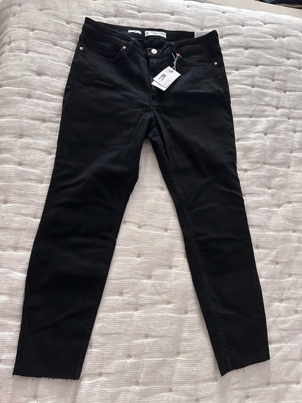 NWT Mango Black Women's Slim Fit Jeans - size 12